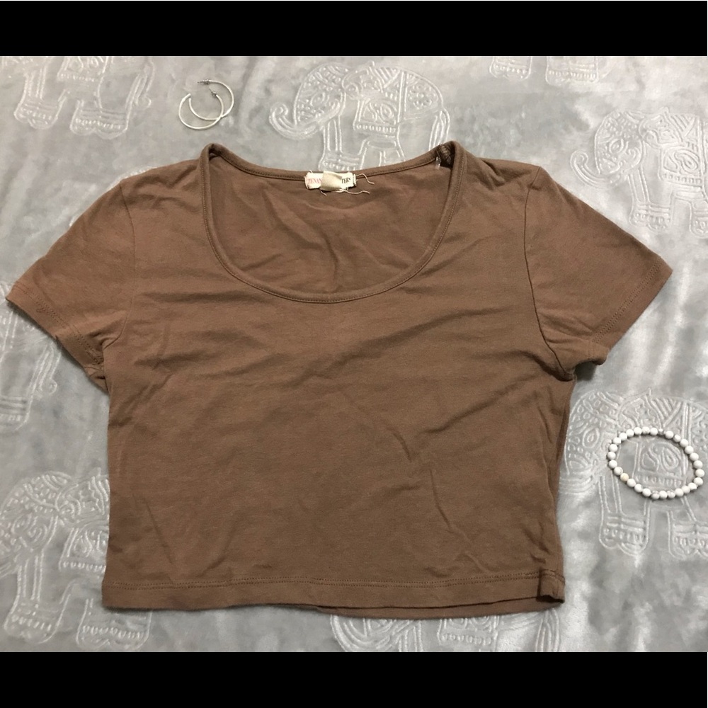 Cropped top shirt